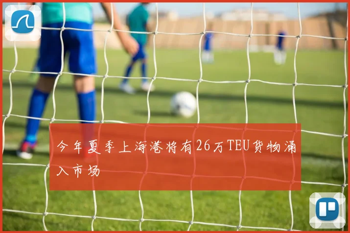 今年夏季上海港将有26万TEU货物涌入市场
